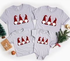 Christmas Family Matching Gnomes T-shirt