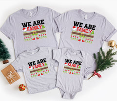 We Are Family Christmas Pajamas, Matching Christmas Family Shirt