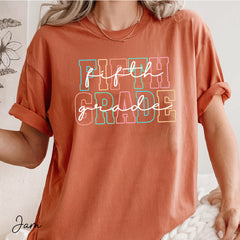 Comfort Colors Fifth Grade Teacher Shirt