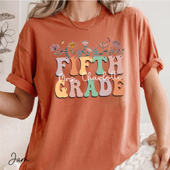 Comfort Colors Fifth Grade Teacher Shirt