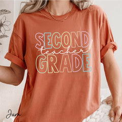 Second Grade Teacher Shirt Comfort Color