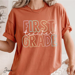 Custom 1st Grade Teacher Shirt