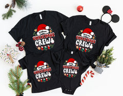 Custom Christmas Crew Family Matching T-shirts