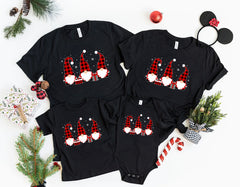 Christmas Family Matching Gnomes T-shirt