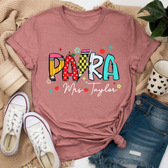 Personalized Paraprofessionals Teacher Shirt