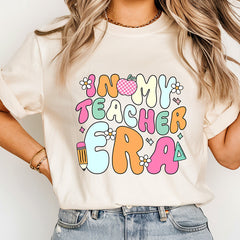 Personalized In My Teacher Era Comfort Colors Shirt