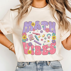 Math Vibes Teacher Shirt