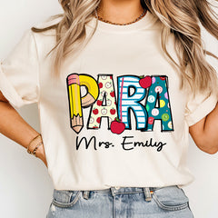 Custom Para Teacher Shirt, Custom Paraprofessional Shirt