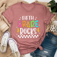 Celebrate with style in our Retro Fifth Grade Shirt! Perfect for 5th Grade Teachers