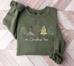 Oh Christmas Tree Sweatshirt For Women