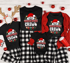 Custom Christmas Crew Family Matching T-shirts