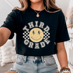 Retro Third Grade Teacher Shirt