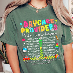 The Daycare Tour Shirt, Comfort Colors Retro Daycare Shirt