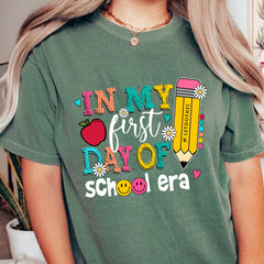 In My First Day Of School Era Comfort Colors Shirt