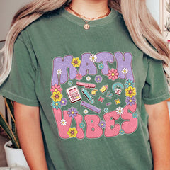 Math Vibes Teacher Shirt