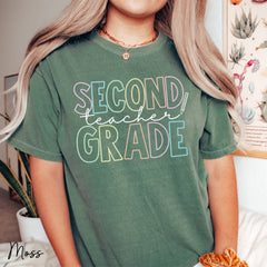 Second Grade Teacher Shirt Comfort Color