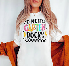 Kindergarten Rocks Teacher Shirt