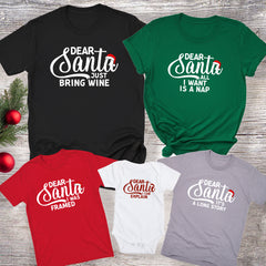 Custom Quotes Family Matching Christmas Shirt