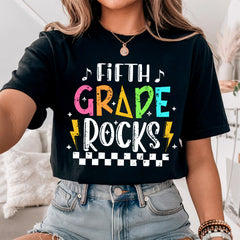 Celebrate with style in our Retro Fifth Grade Shirt! Perfect for 5th Grade Teachers