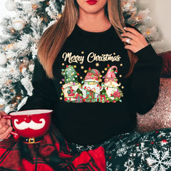 Cute Gnomes Christmas Holiday Sweatshirt