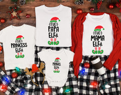 Custom Elf Family Matching Christmas Shirt