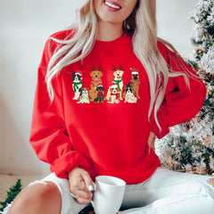 Christmas Dog Sweatshirt, Christmas Holiday Dog Crewneck