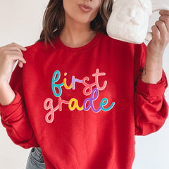 First Grade Team Sweatshirt, First Grade Shirt