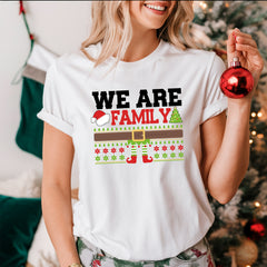 We Are Family Christmas Pajamas, Matching Christmas Family Shirt