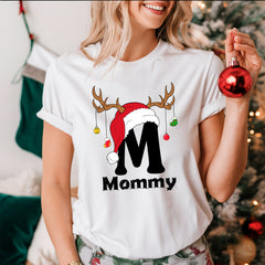 Monogrammed Custom Name Family Christmas Tshirts