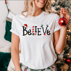 Believe Christmas Matching Shirt For Family