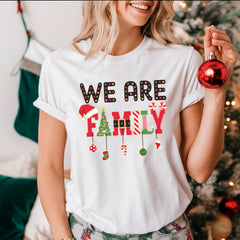 We Are Family Christmas Shirts, Xmas Holiday Family Gifts