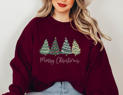 Christmas Trees Sweatshirt | Holiday Sweatshirt For Family