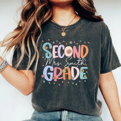 Custom Second Grade Teacher Shirt