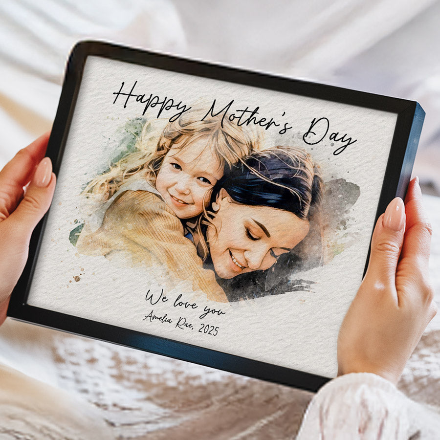 1st Mothers Day Gift | First Mothers Day Canvas | Personalized First Mothers Day Gift