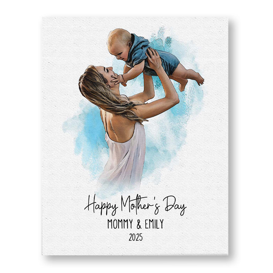1st Mothers Day Gift | First Mothers Day Canvas | Gift For First Time Moms