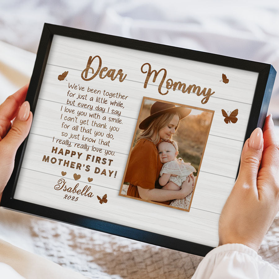 1st Mothers Day Gift | First Mothers Day Canvas | Best First Mothers Day Gift
