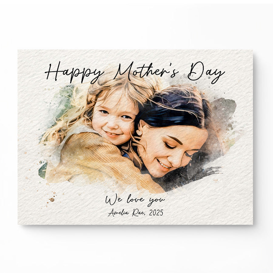 1st Mothers Day Gift | First Mothers Day Canvas | Personalized First Mothers Day Gift
