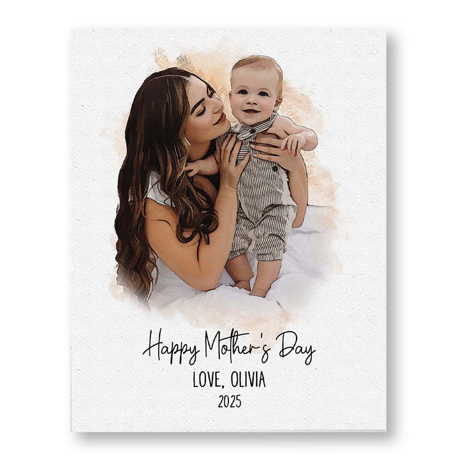 1st Mothers Day Gift | First Mothers Day Canvas | Gifts For The New Mom