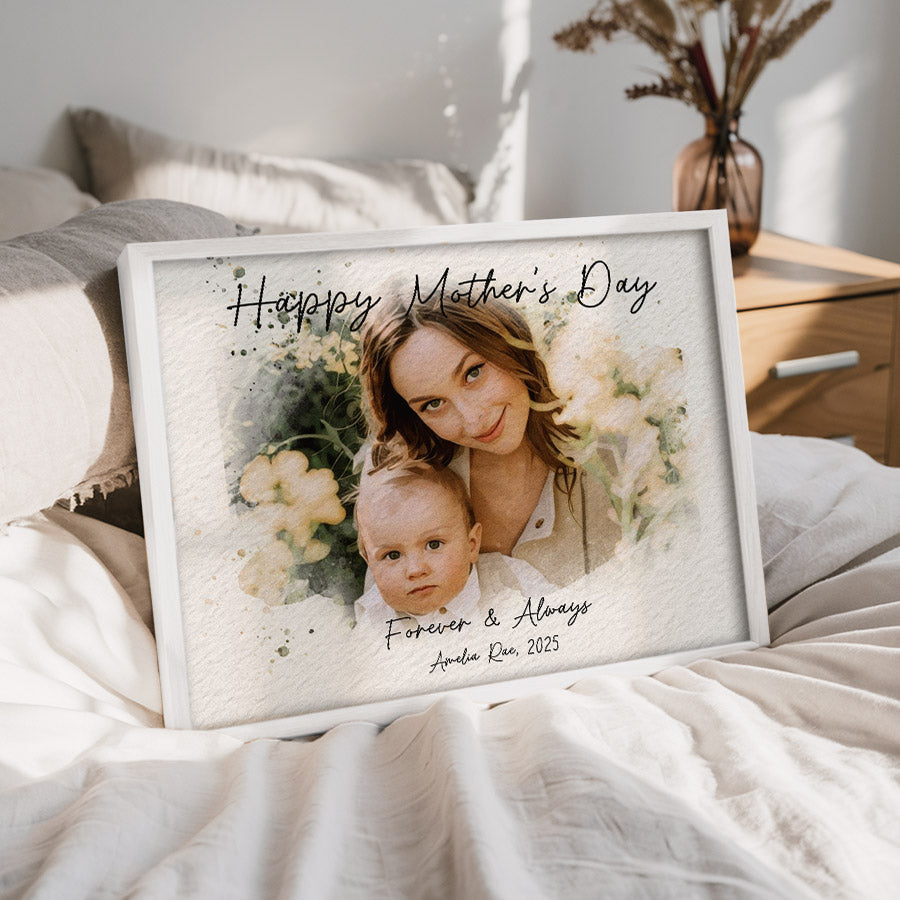 1st Mothers Day Gift | Wall Art Canvas Ready To Hang