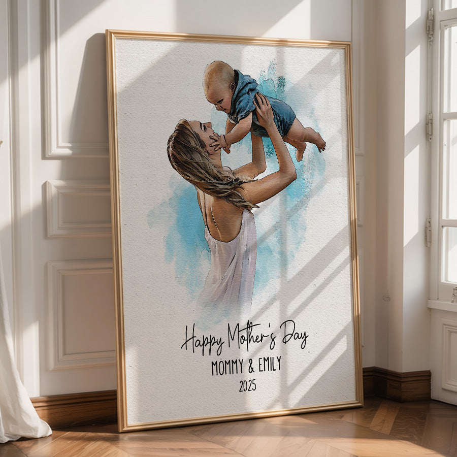 1st Mothers Day Gift | First Mothers Day Canvas | Gift For First Time Moms