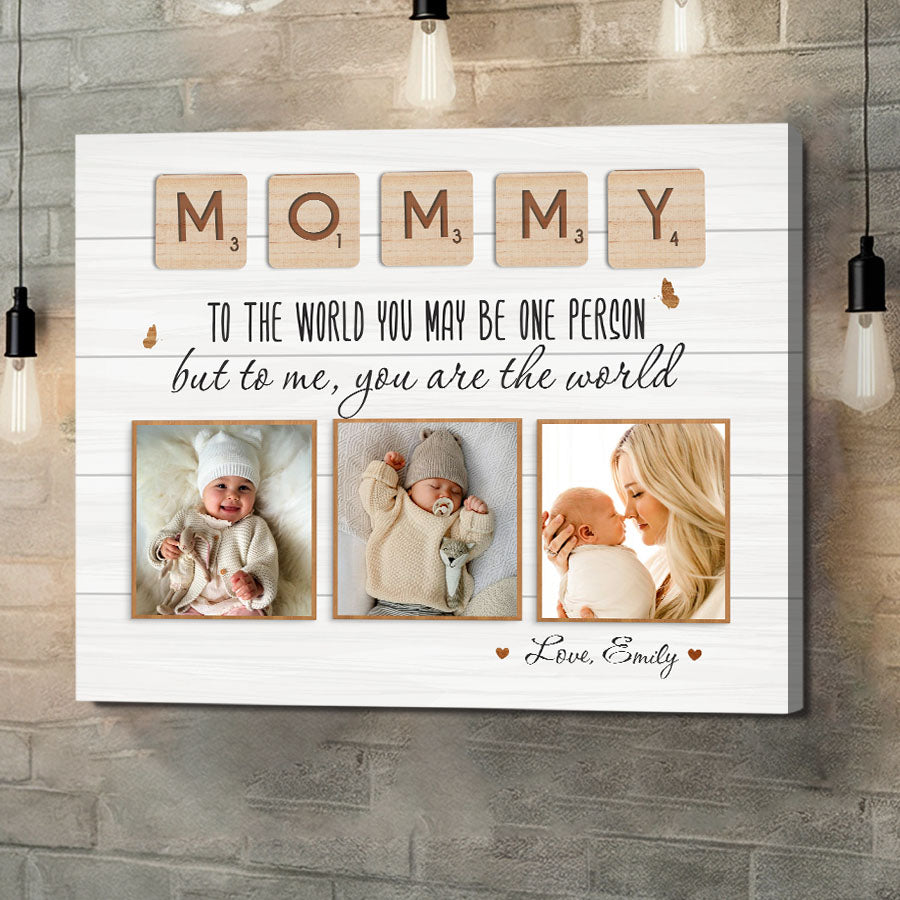 1st Time Mothers Day Gift | First Mothers Day Canvas | First Mother’s Day Gift