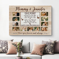 1st Mothers Day Gift | Mother’s Day Canvas Art