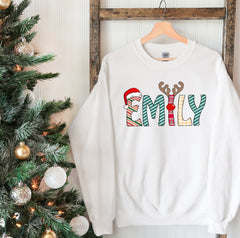 Custom Name Family Christmas Sweatshirts