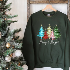 Merry and Bright Tree Sweatshirt