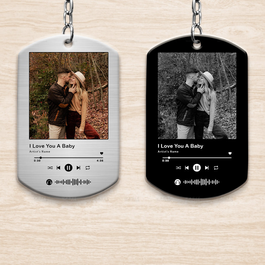Custom Keychain for Boyfriend | Personalized Photo Keychains