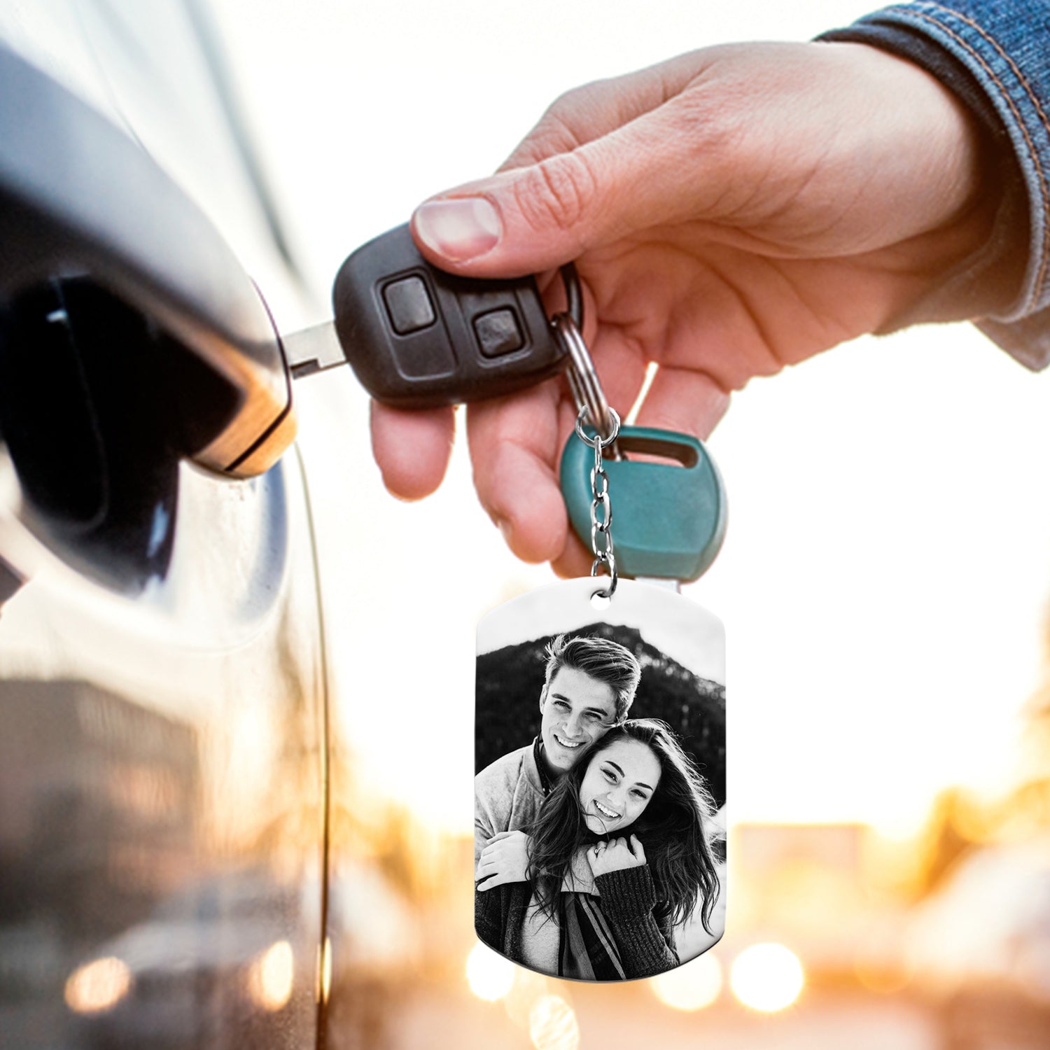 Custom Keychain for Boyfriend | Personalized Picture Keychains