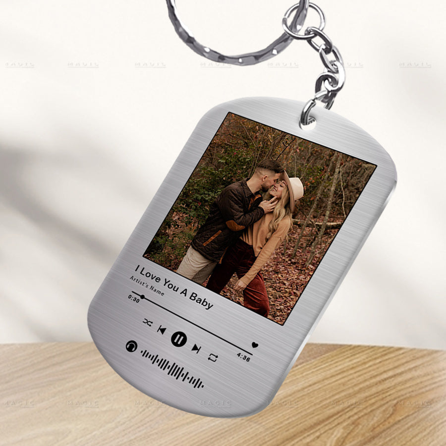 Custom Keychain for Boyfriend | Personalized Photo Keychains