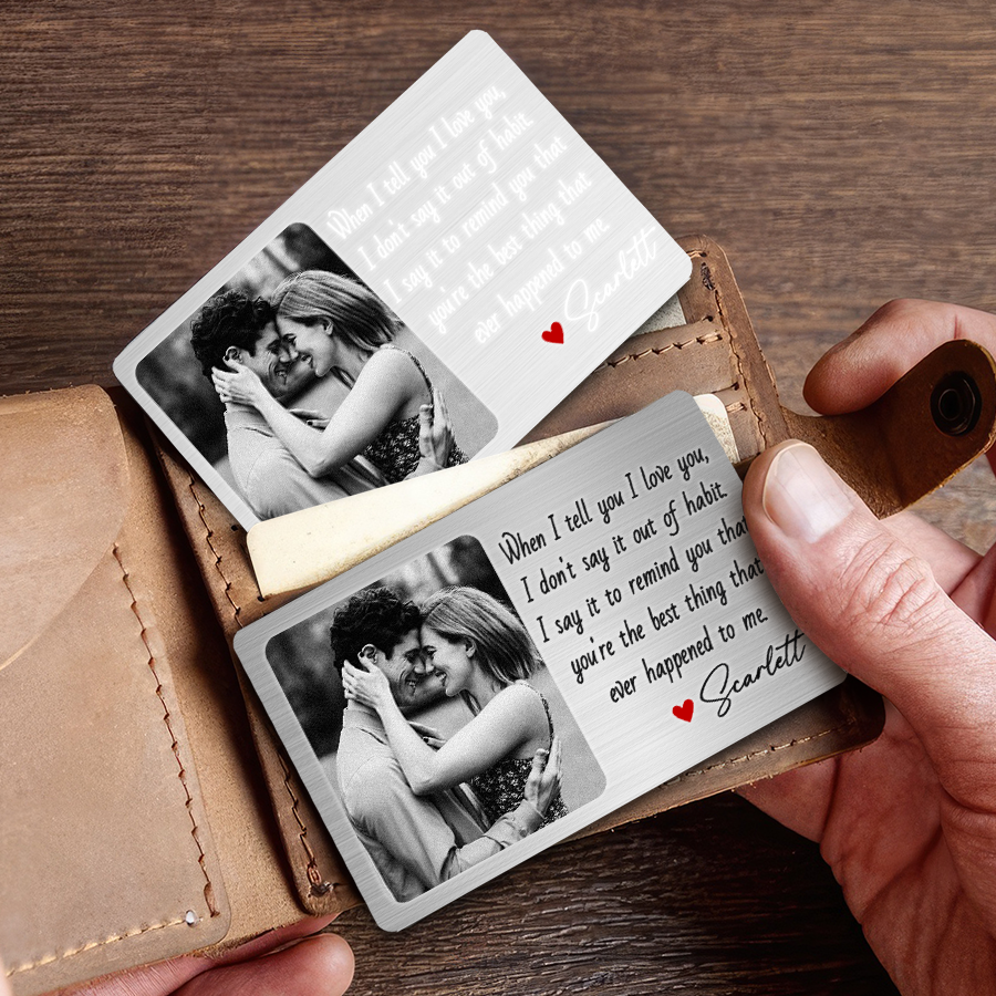 Custom Wallet Insert Card | Custom Wallet with Picture