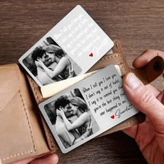 Custom Wallet Insert Card | Custom Wallet with Picture