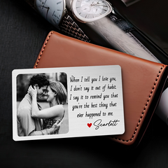 Custom Wallet Insert Card | Custom Wallet with Picture